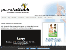 Tablet Screenshot of poundattack.de